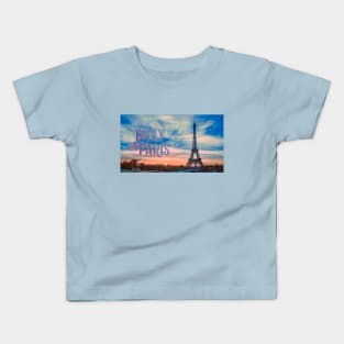 Eiffel Tower: Emily in Paris Title Card [Season 3] Kids T-Shirt